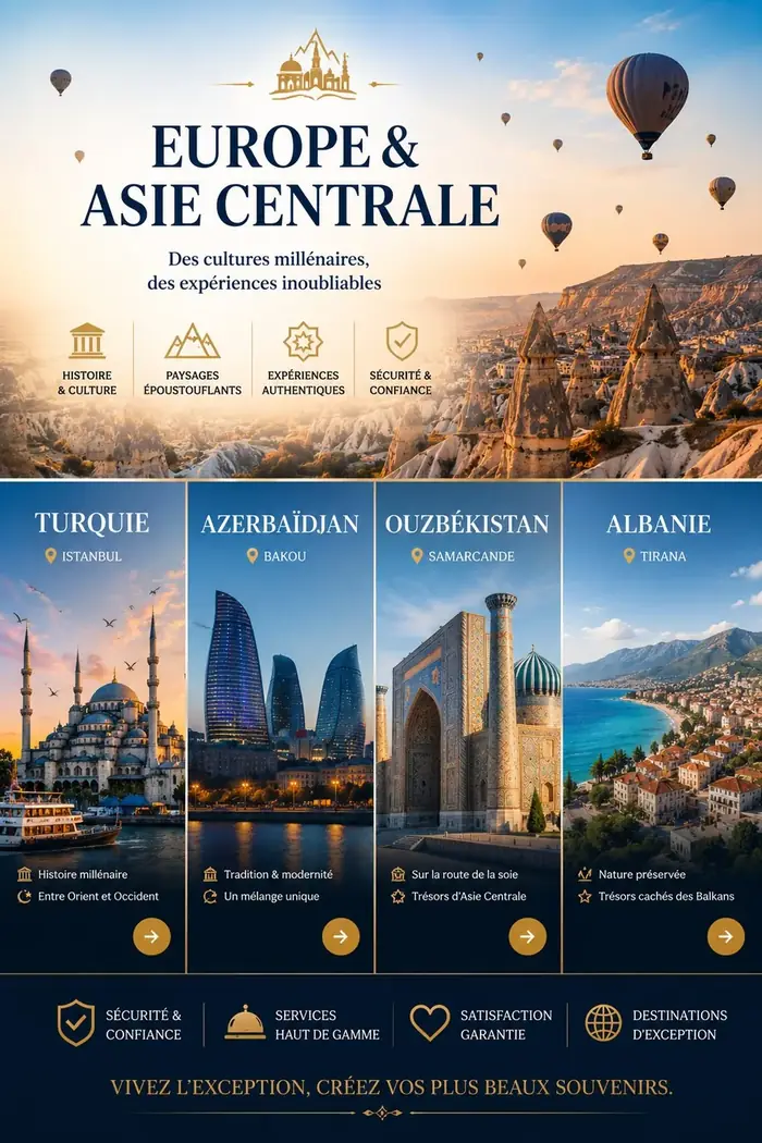 Europe & Asie Centrale — Al Moltazam Travel World