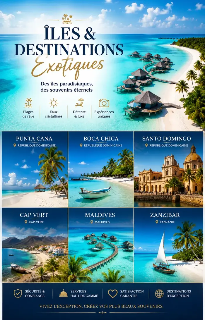 Îles & Destinations Exotiques — Al Moltazam Travel World